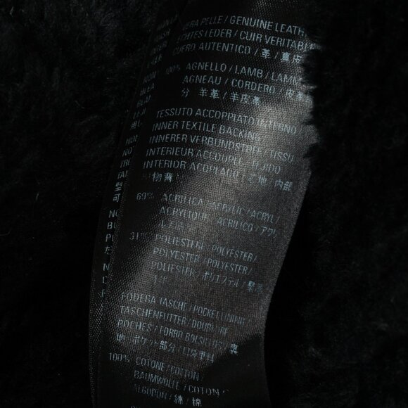 Balenciaga PF/19 Black Leather Shearling Belted Trench Coat - Picture 13 of 13